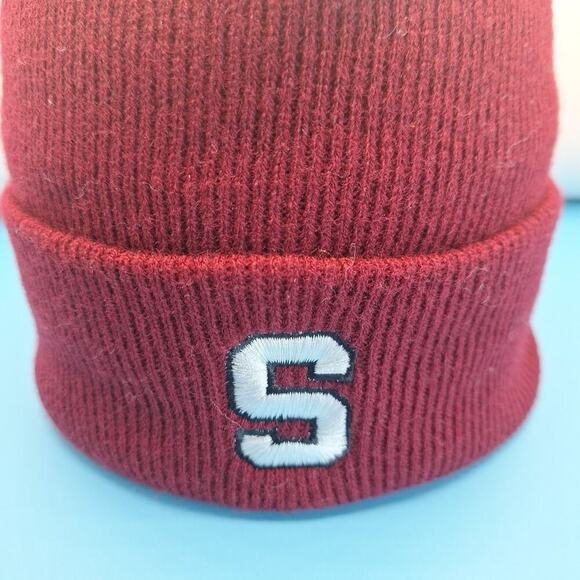 STANFORD CARDINAL NCAA BEANIE CUFFED KNIT SKI CAP HAT - Picture 2 of 5